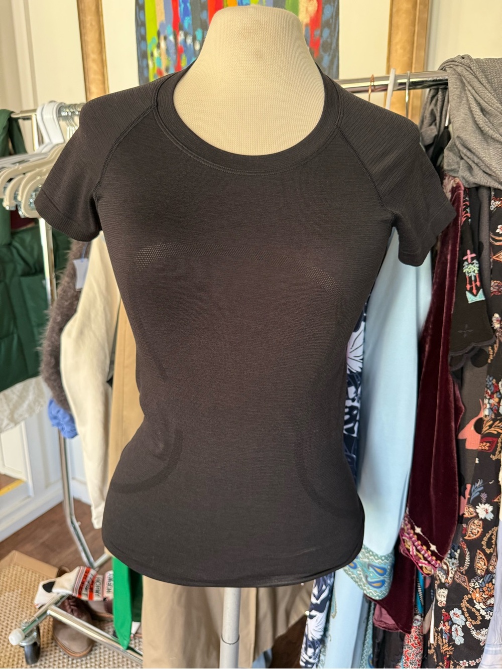 lululemon athletica Black Swiftly Tech Short Sleeve Tee